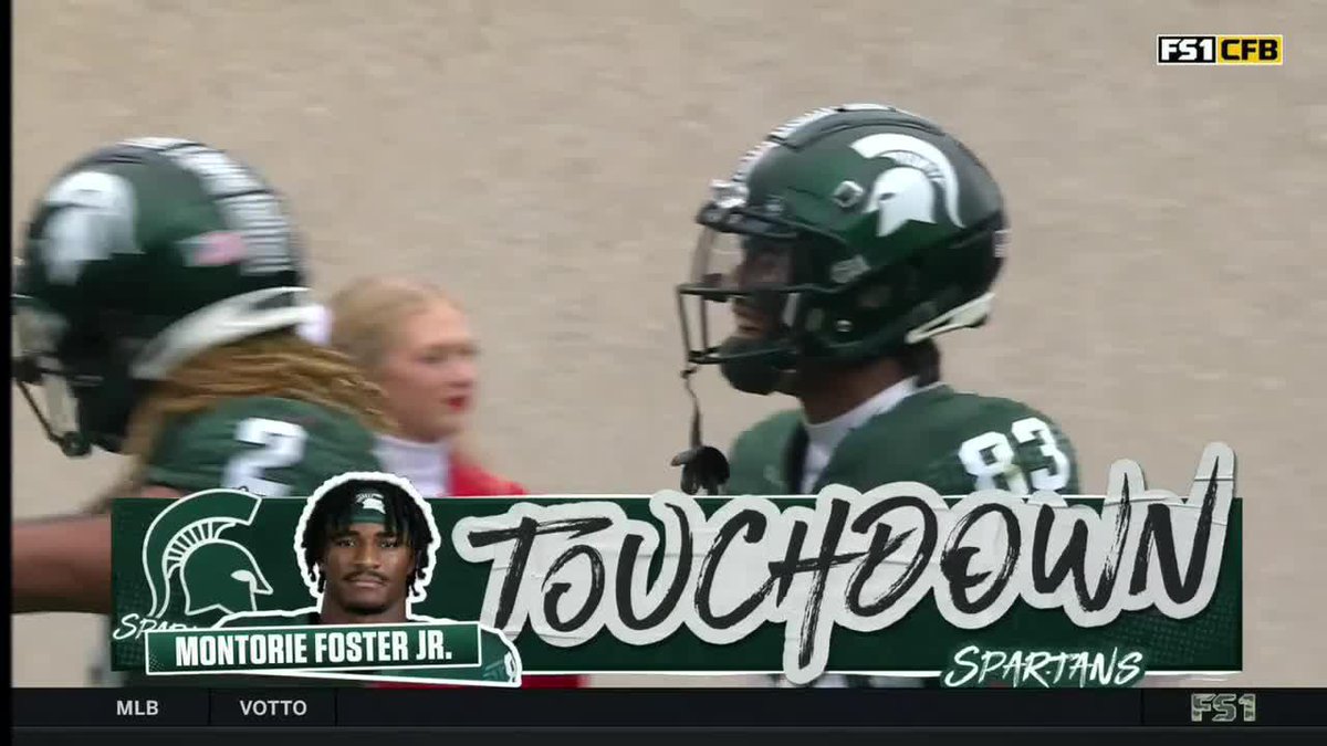 He's on target. 🎯 Sam Leavitt ➡️ Montorie Foster, Jr. 📺: FS1/FOX College Football