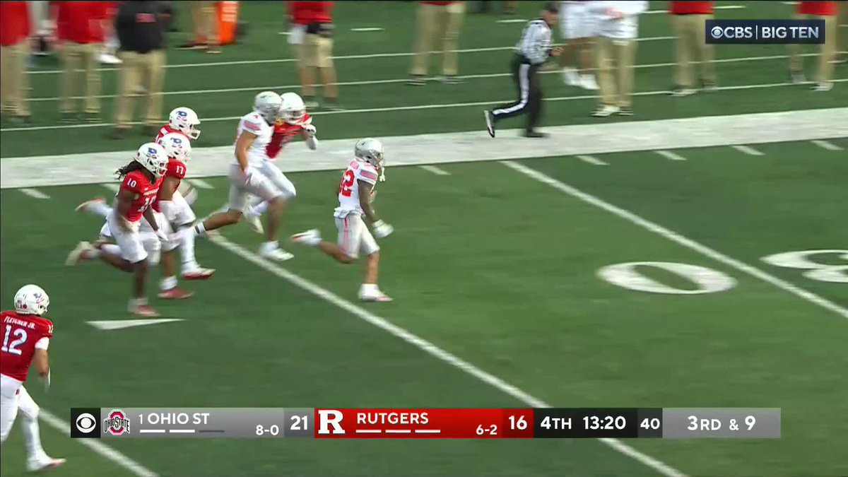 HENDERSON GETS LOOSE Huge 65-yard gain for Ohio State Football