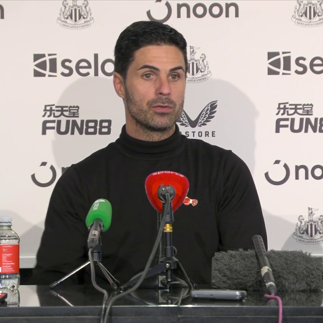 "I feel sick. That's how I feel. I feel sick to be part of this." An ANGRY Mikel Arteta shares his thoughts on the controversial Newcastle goal that meant Arsenal suffered their first Premier League defeat of the season. 😳