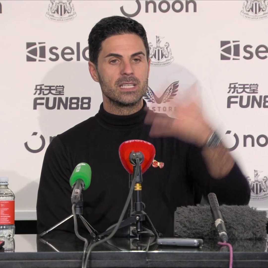 "It's embarrassing!!!" 😡 Mikel Arteta is left fuming after Newcastle's goal stands, ending Arsenal's unbeaten run in the Premier League 😬