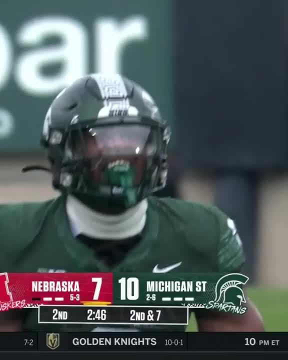Fact: Michigan State Football got after the QB today. 😤 Here's all 7 of the team's sacks in today's win over Nebraska.