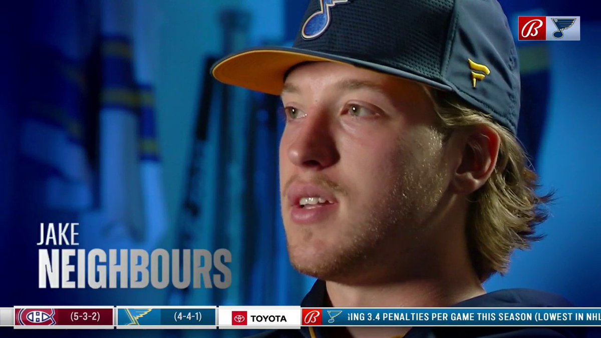 Nothing but praise for Jake Neighbours from his #stlblues teammates. 👏👏