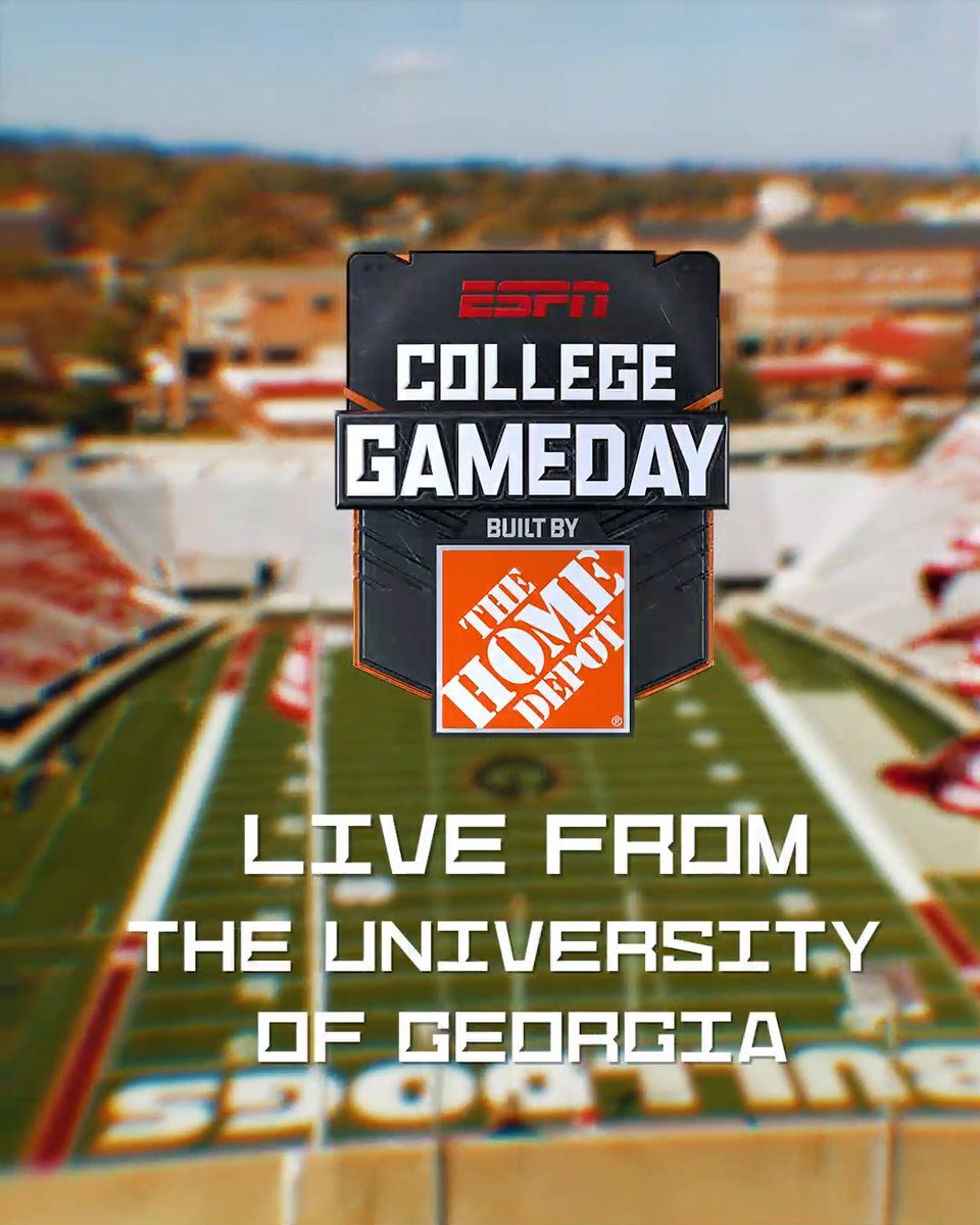 WE'RE HEADED TO ATHENS 🐶 #CollegeGameDay
