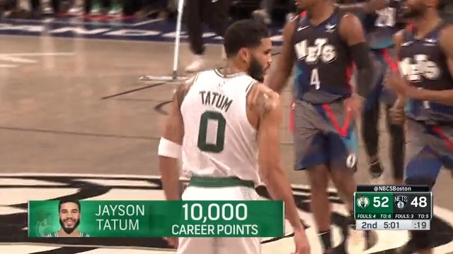 JAYSON TATUM 10K ☘️ Jayson hits 10,000 career points, becoming the youngest Celtic in history to reach the milestone 💪 Jayson Tatum