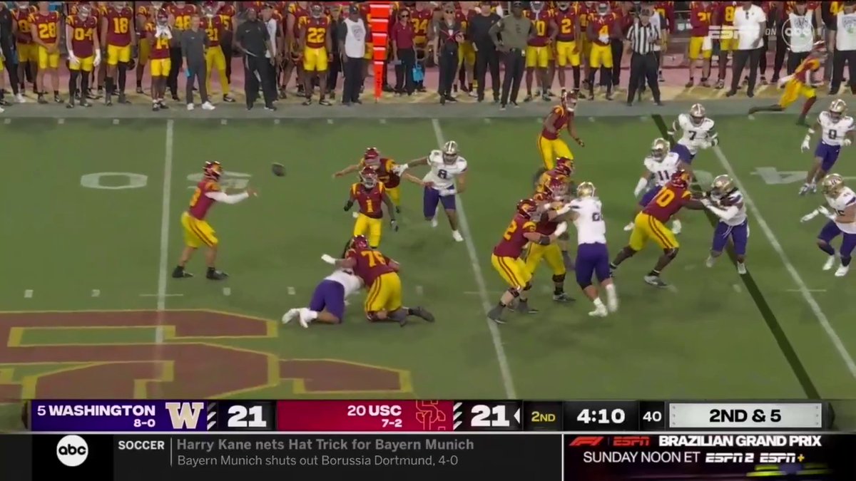 CALEB WILLIAMS FLEA FLICKER TD 🔥 (via FOX College Football)