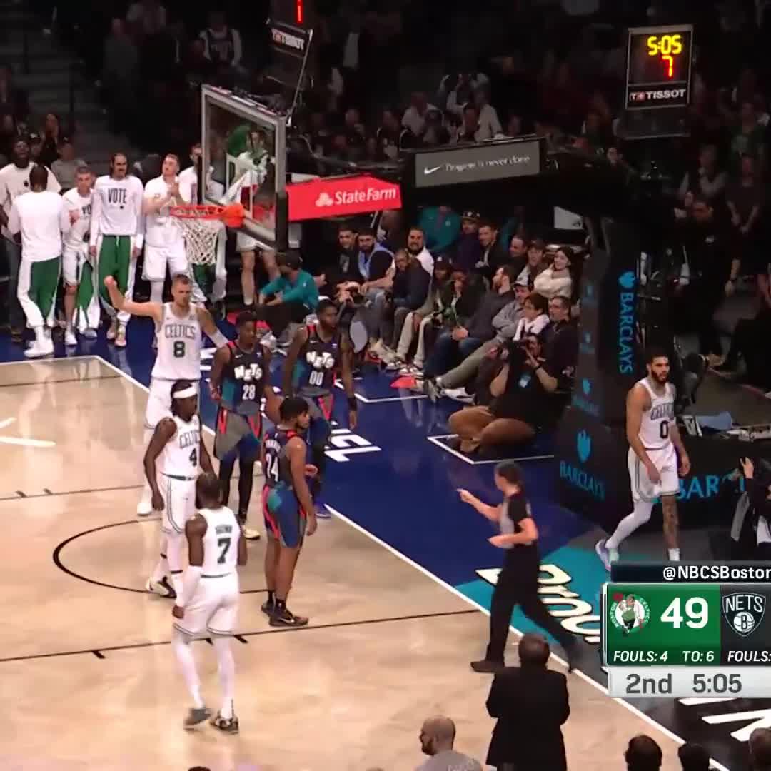 This is how Jayson Tatum scored his 10,000th point.