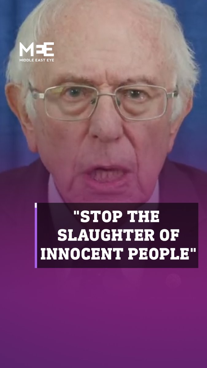 In a forceful statement on Saturday, US Senator Bernie Sanders condemned the actions of Israel in the Gaza Strip, referring to them as “indiscriminate” and characterised the war in Gaza as “one of the more horrific moments in modern history"