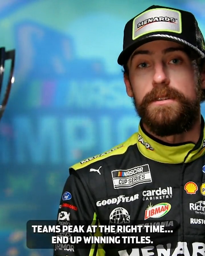 REPOST if you're picking Ryan Blaney to win his FIRST NASCAR championship TODAY! #Championship4 The Team Penske driver looked back at the season so far.