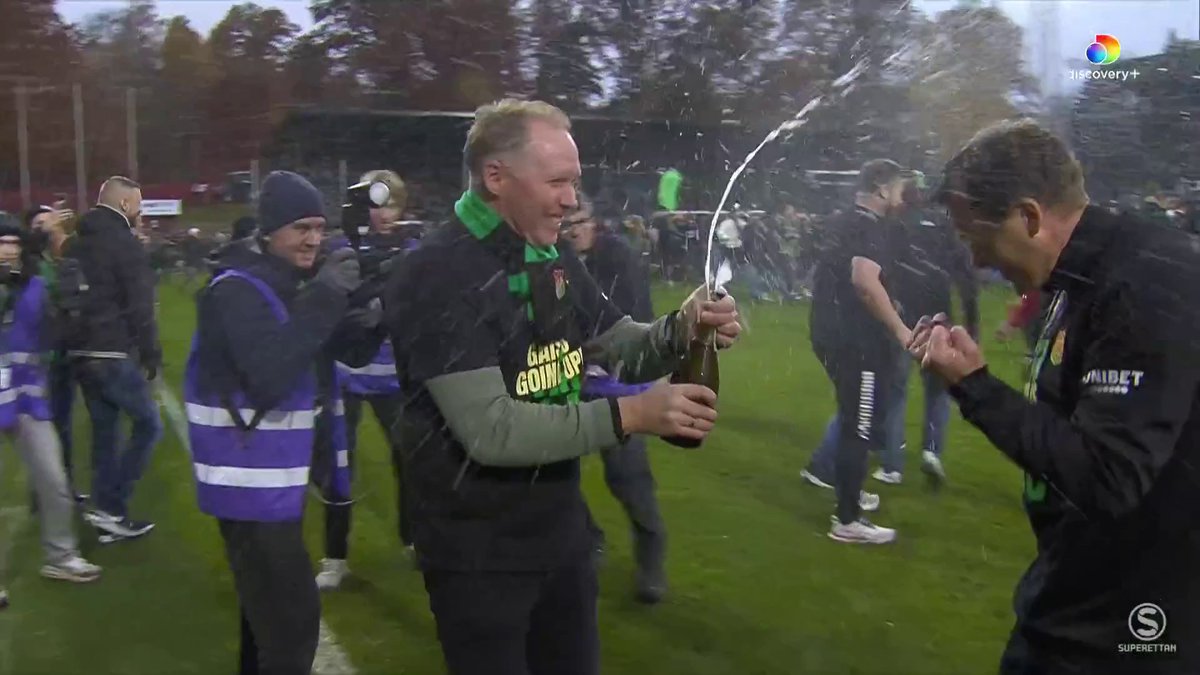 GAIS vinner med 2-0 mot J-Södra och är klara för Allsvenskan 2024! 🟢⚫ 📲 Se alla höjdpunkter på