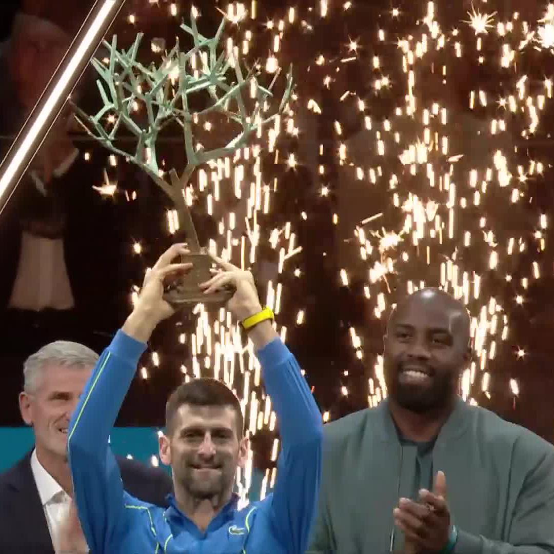 Your 2023 Paris champion, Novak Djokovic 🏆 #RolexParisMasters