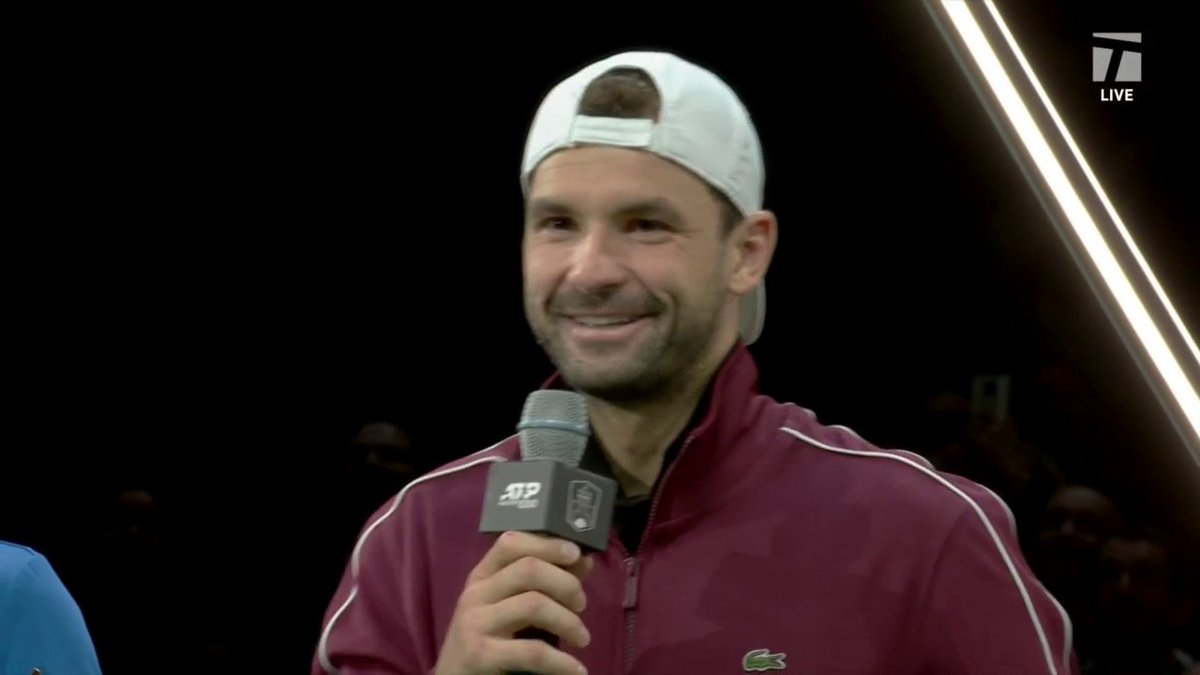 A big round of applause for Grigor Dimitrov! A very memorable week for the Bulgarian. #RolexParisMasters
