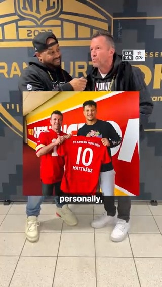 Lothar Matthäus loves himself some Patrick Mahomes ❤️ @lmatthaeus10 📺 Watch NFL on Game Pass on DAZN