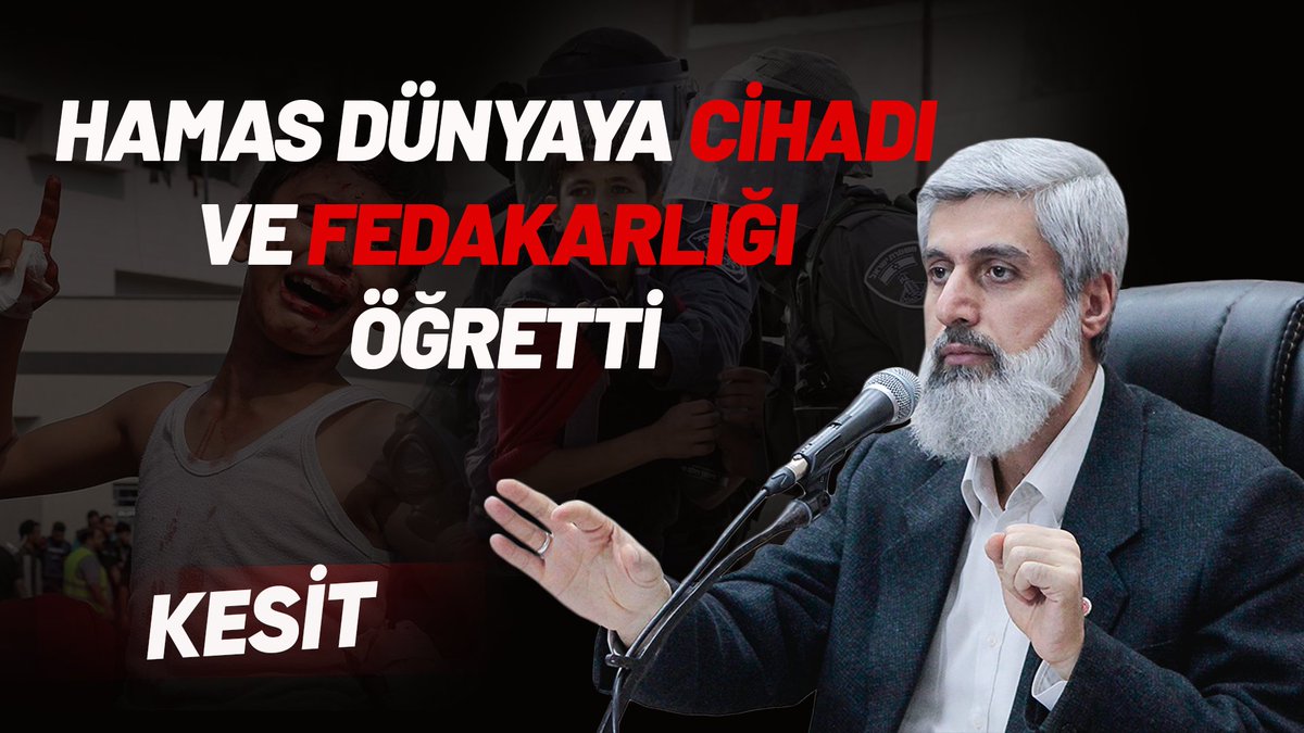 Hamas dünyaya cihadı ve fedakarlığı öğretti. Dünyaya cesaret dersi verdiler. Dava için bedel ödemek neymiş, bunu öğrettiler. FilistinÜmmete ÖrnekOldu #İncirlikÜssüKapatılsın