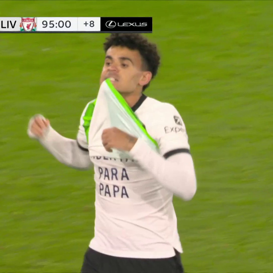 A big moment for Luis Díaz. (via NBC Sports Soccer)