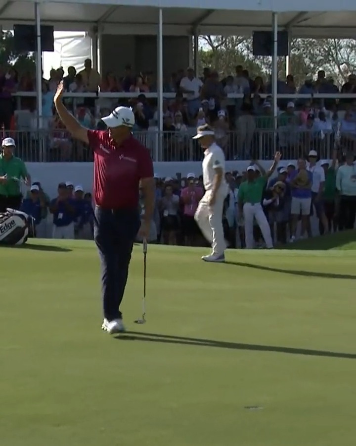 The winning moment for @Padraig_H @TimberTechChamp 🏆