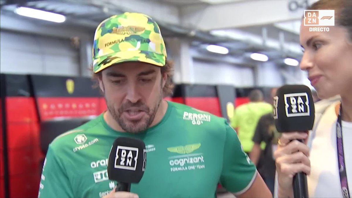 🗣️ Fernando Alonso en #DAZN "Checo me ha dicho que la lucha ha sido muy limpia y que ojalá tengamos más. Le dije que ni se le ocurra, que ya tengo una edad" #BrasilDAZNF1 🇧🇷
