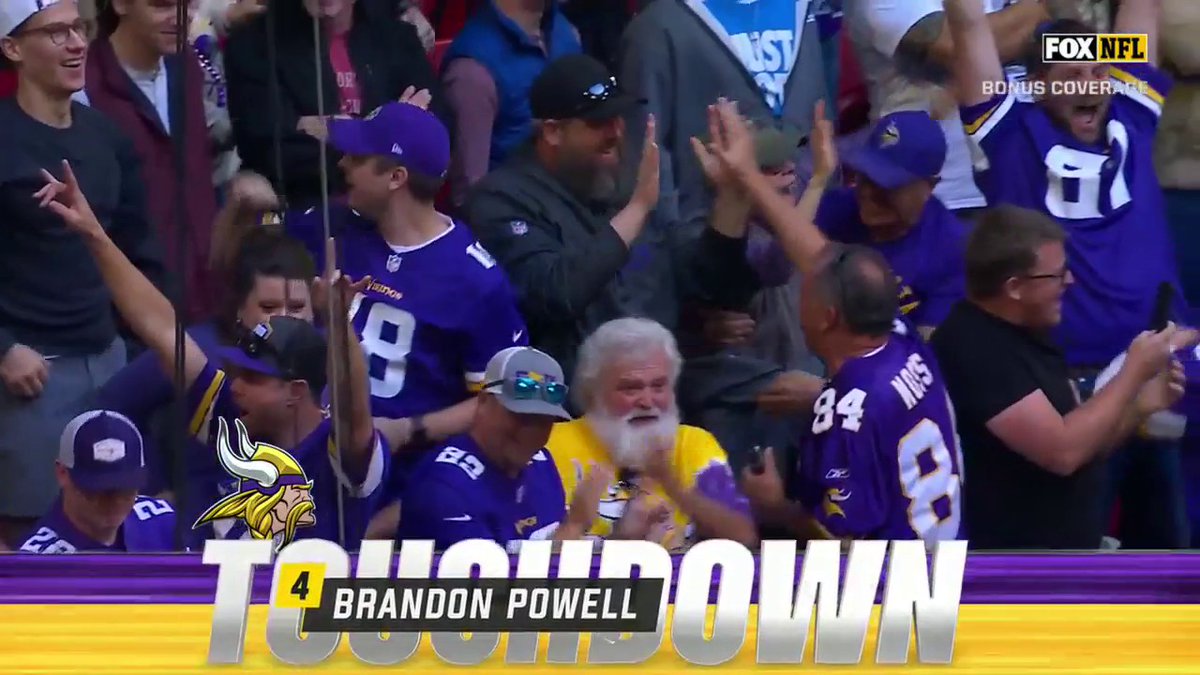 TOUCHDOWN VIKINGS! TOUCHDOWN VIKINGS! JOSH DOBBS TAKE OVER THE GAME! 📺: FOX