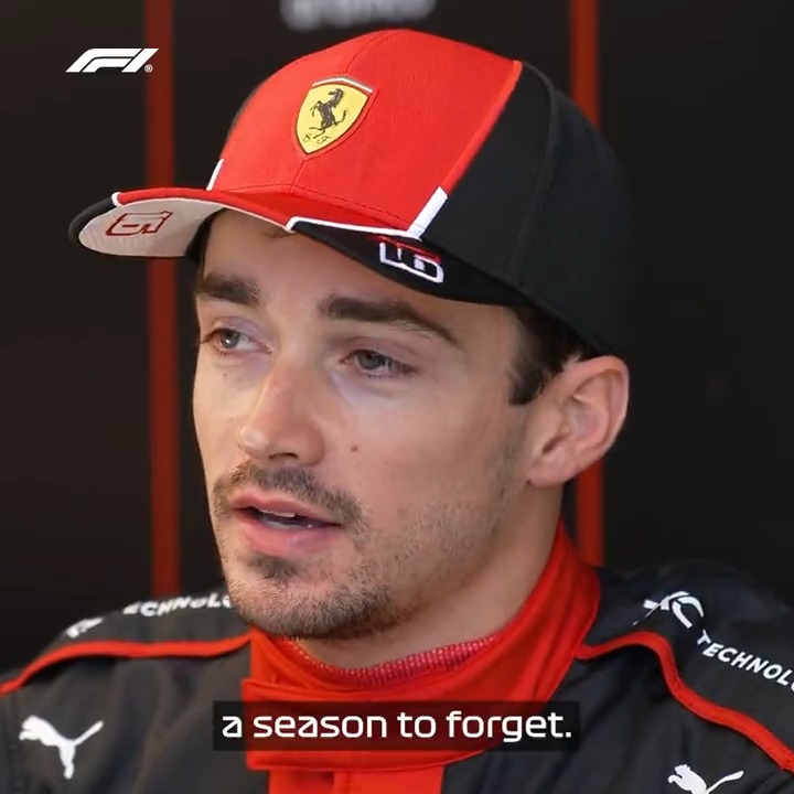 "A season to forget" Charles didn't mince his words after his shock DNS #F1 #BrazilGP