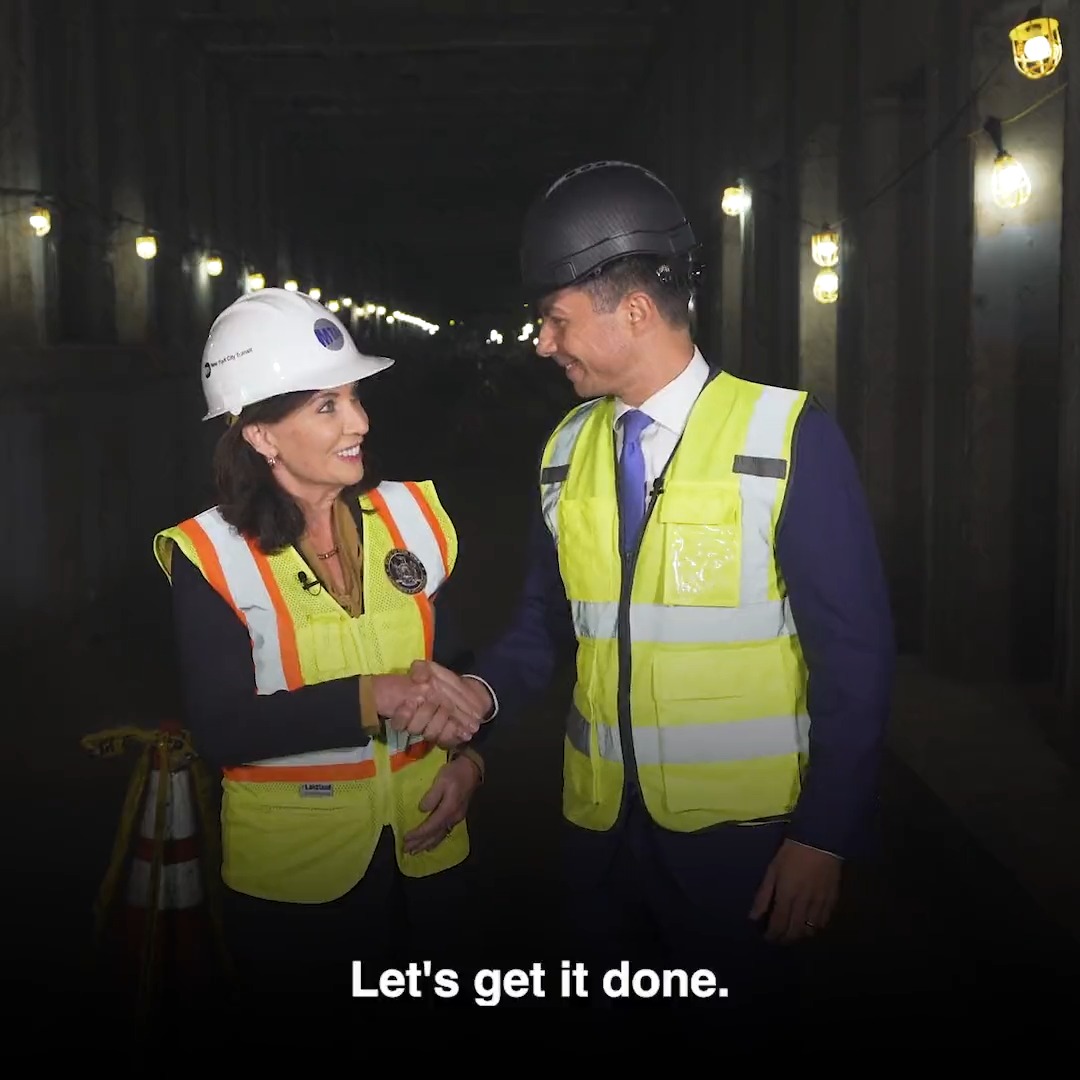 Dirt is flying and projects are moving. We're working on thousands of infrastructure improvements across the U.S. Our investments in New York are connecting millions of people to opportunity and delivering game-changing transportation projects that will grow America's economy.