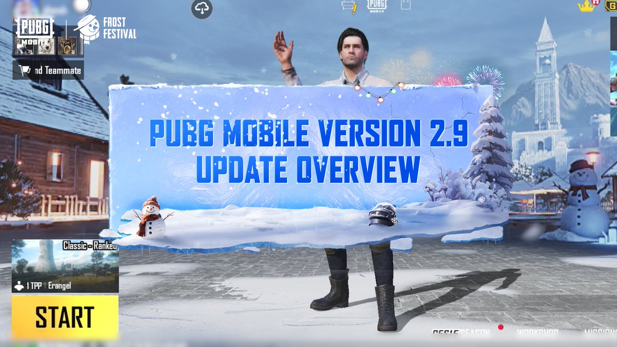 The Frost Festival is almost here! 🎄 Prepare yourself for thrilling snow battles &amp; holiday themed goodies! Download PUBG MOBILE now: #frostfestival2023 #PUBGMOBILEC5S15 #PUBGMOBILE