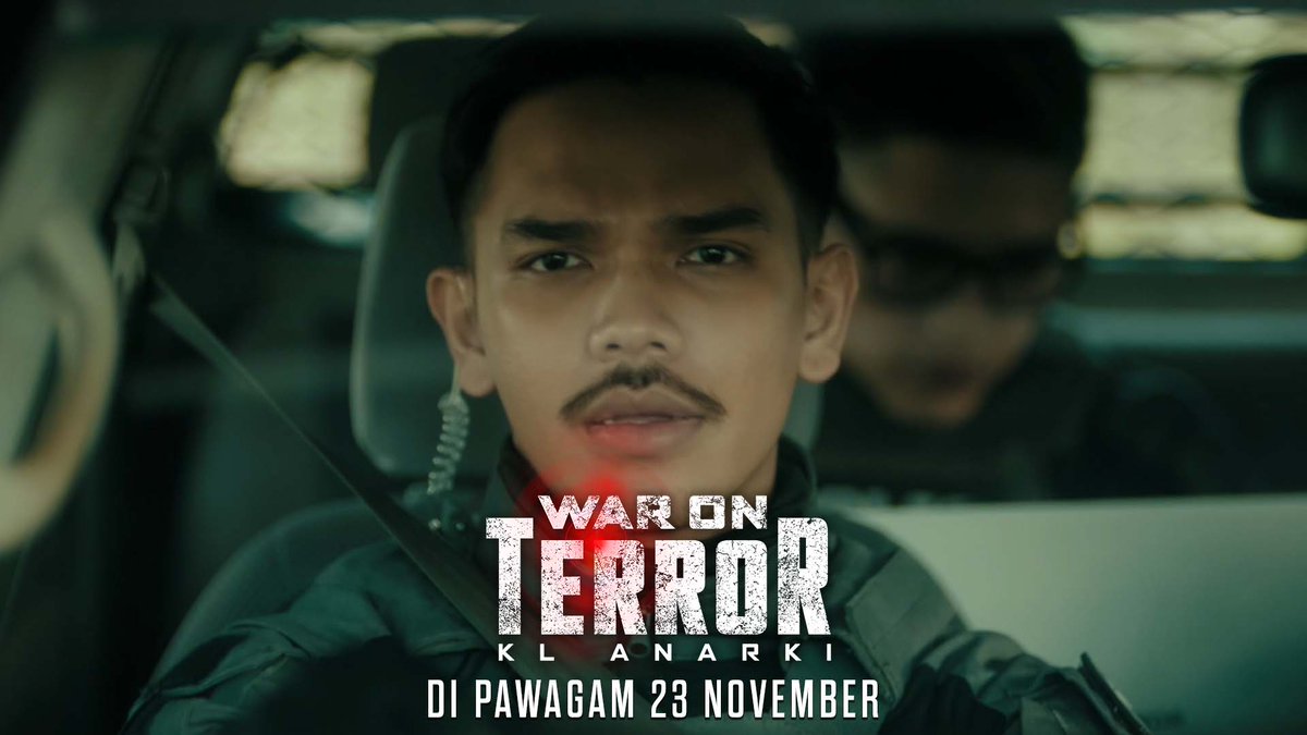 “Satu benda je yg aku percaya dlm hidup aku, instinct aku” — Khalid. This is not a drill, ini memang real!🔥 Set the date kita jumpa kat pawagam 23 November ini 😎 #WarOnTerrorKLAnarki #WOTKLAnarki #GSCMovies