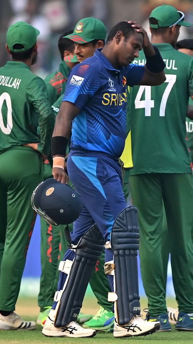 "A mess, an absolute mess," says Steve Harmison - what did you make of Angelo Mathews being Timed Out? Stephen Harmison #BANvSL #CWC23
