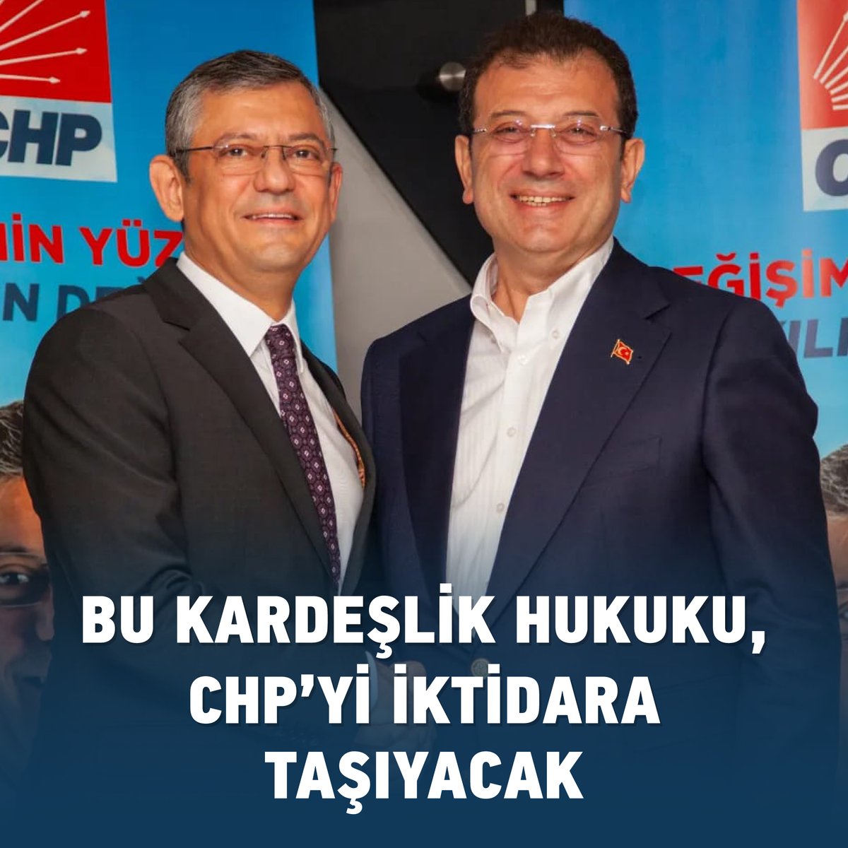 “Ekrem Başkan kendisine duyulan güvene layık olduğunu ve bu işi en iyi yapabilecek kişi olduğunu gösterdi, Kurultay’ı çok başarılı şekilde yönetti. Teşekkür ediyorum.”Genel Başkanımız Özgür Özel, 38. Olağan Kurultayımızın Divan Başkanı Sn. Ekrem İmamoğlu ile ortak açıklama yaptı.