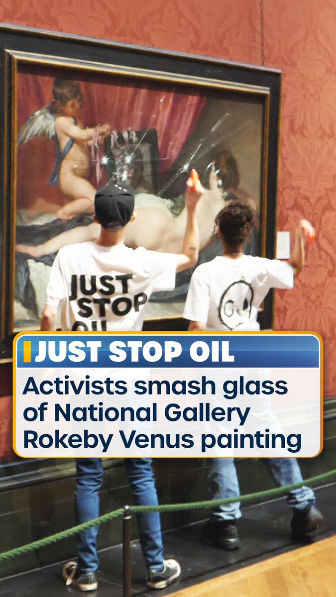 Just Stop Oil video from the National Gallery. Click to watch more