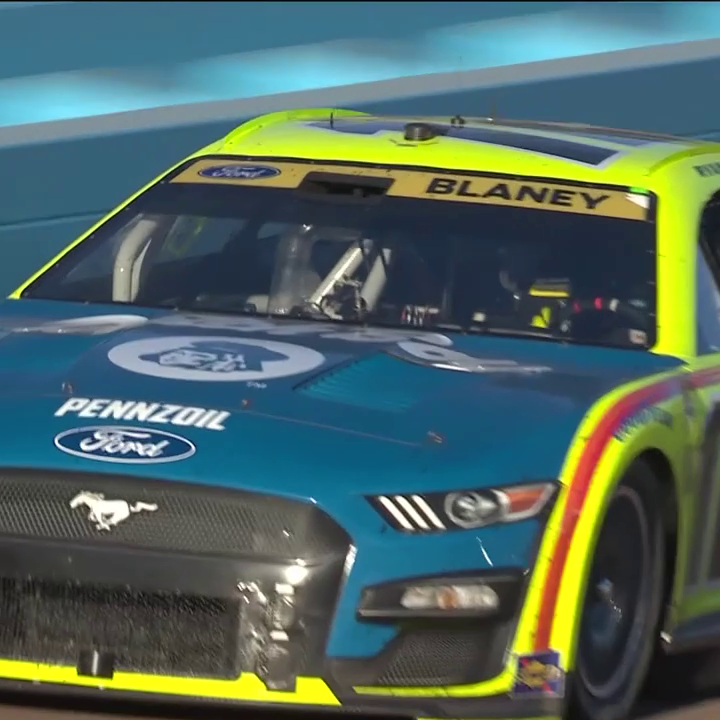 A final lap Ryan Blaney will never forget. Presented by Credit One Bank