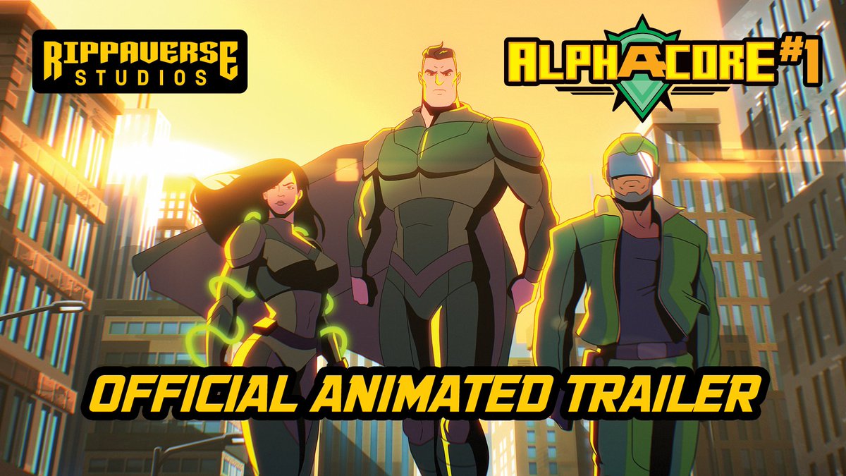 Alphacore #1 pre-order campaign is NOW LIVE! Written by Chuck Dixon and Pencilled by Joe Bennett. Enjoy the animated trailer produced by Rippaverse Studios