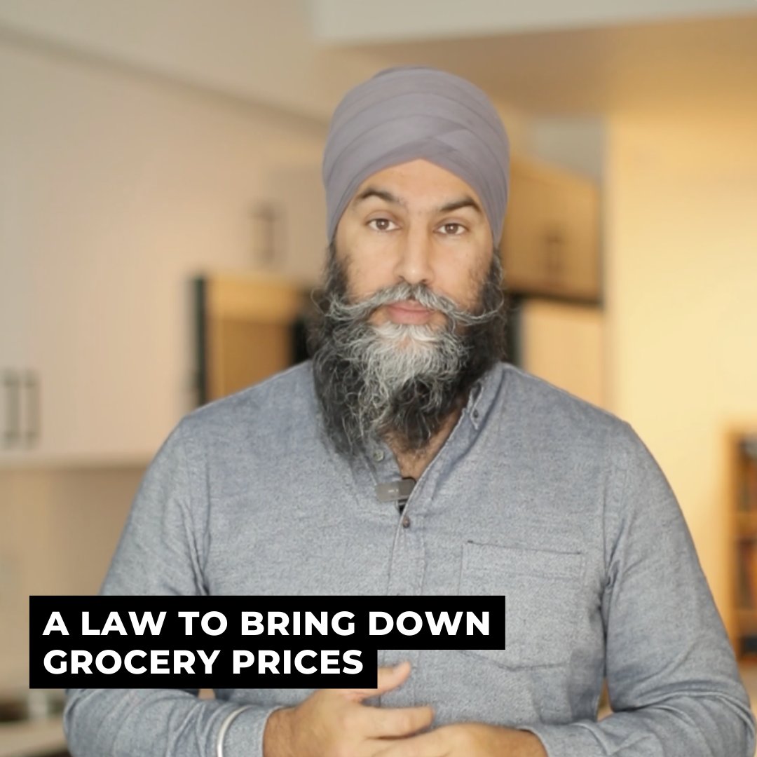 Grocery prices have been rising for 600 days and counting. You have no relief because in the halls of power CEOs have two friends: Justin Trudeau and Pierre Poilievre. You have me. And, I have a bill to lower your grocery prices. It's time to tip the scales in your favour.