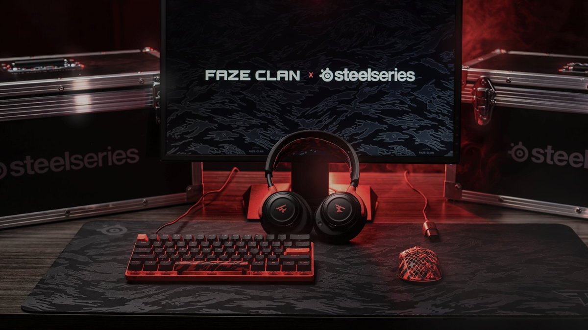 Gear up for Glory. Driven by championship-inspired style, our newest collaboration with SteelSeries places the power of greats in the palm of your hands. 🕊️ Now available at Best Buy stores. #FaZeUp