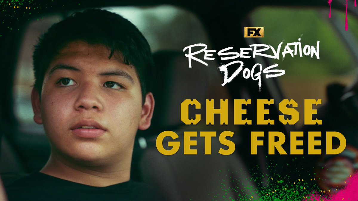 🧀… free at last. #ReservationDogs