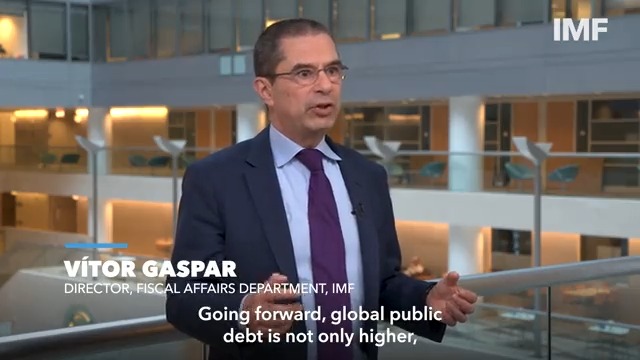 If global debt continues to grow at its current rate of 1% a year, it will approach 100% of GDP by the end of the decade, says IMF's Vitor Gaspar. Read the new Fiscal Monitor report to find out more.