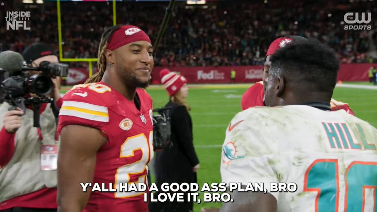All love at the end of the day 🫶 (via NFL Films) Ty Hill