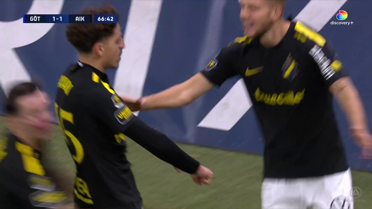 AIK kvitterar mot IFK Göteborg! Taha Ayari skickar in 1-1-målet! ⚫ Se matchen på