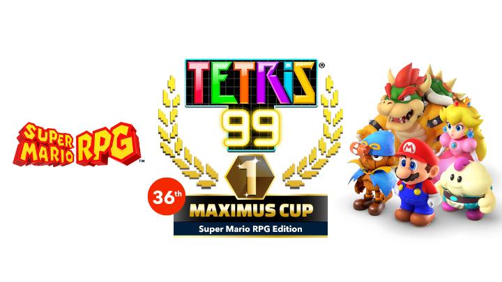 The #Tetris99 36th MAXIMUS CUP event will run from 11/9 at 11:00pm PT - 11/13 at 10:59pm PT! Once you’ve accumulated a total of 100 event points, a new theme will unlock, featuring art, music, and Tetrimino designs inspired by #SuperMarioRPG! Tetris