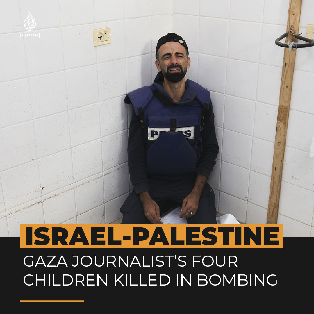 Four children of a Palestinian cameraman covering the Gaza war were killed in an Israeli air attack. For many journalists being in harm’s way is part of the job but in Gaza they go to work knowing their families are in danger too ⤵️