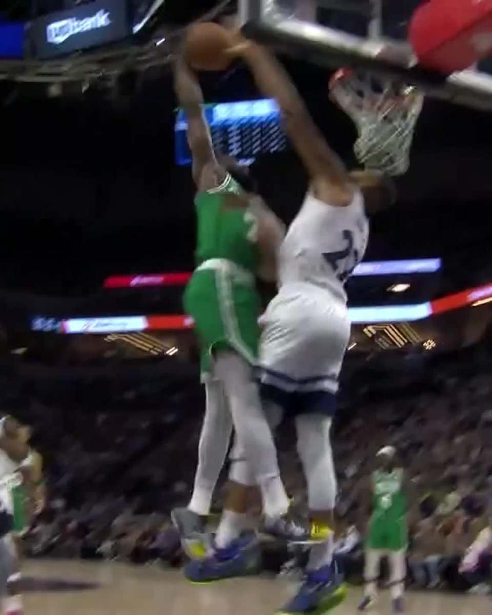 JAYLEN BROWN OVER GOBERT 😱