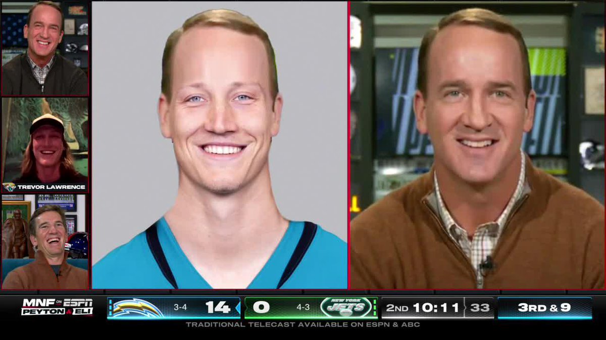 What if @Trevorlawrencee had a Peyton Manning haircut? 😅