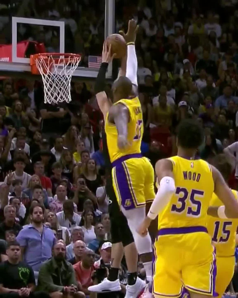 LEBRON CHASED DOWN HERRO 🚫