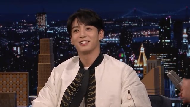 .BTS_official’s #JungKook reveals what he likes to do in his free time… #JungKookOnFallon #FallonTonight