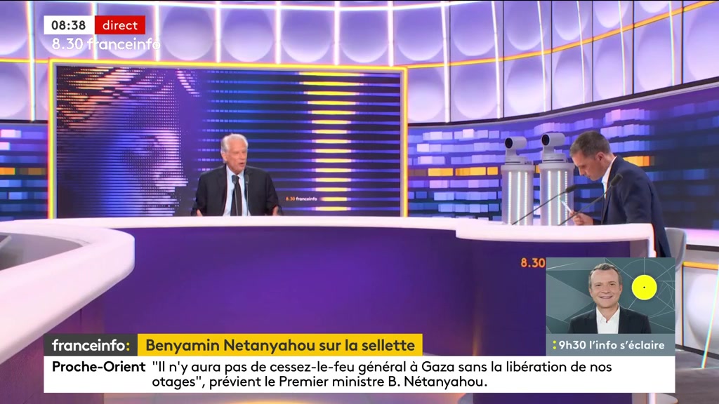 🔴 Gaza ➡️ "Arrêtons de poser la question de la responsabilité ! La faute, nous la laisserons aux historiens. Ce que nous voulons, c’est arrêter ces massacres”, affirme Dominique de Villepin, pour qui la réponse d’Israël “n'est ni ciblée ni proportionnée.” #8h30franceinfo