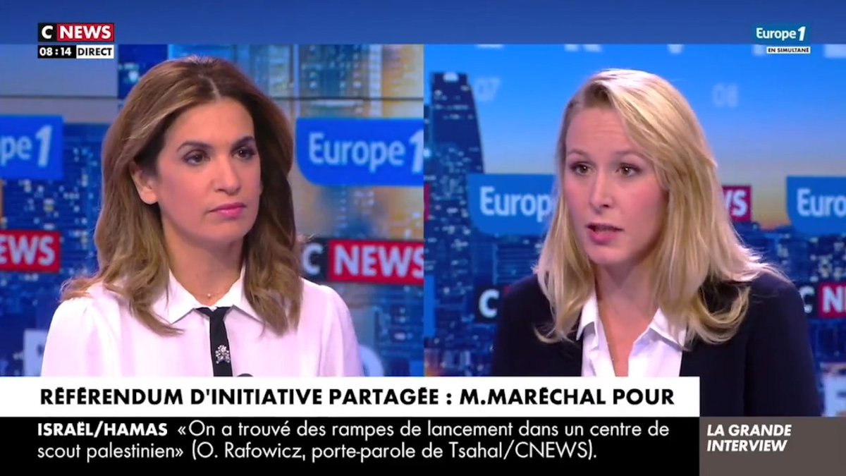 Sur l’immigration, imposons le référendum d’initiative partagée en réunissant 4,8 millions de signatures citoyennes. Si DLF, le RN, LR et R! travaillent ensemble, c’est possible ! 👉 #LaGrandeITW #AvecMarion