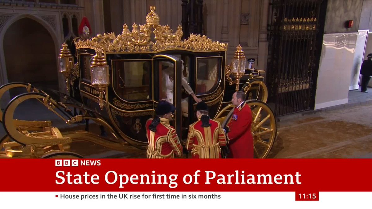 King Charles III arrives at UK Parliament to deliver the first King's Speech in more than 70 years Follow our live coverage