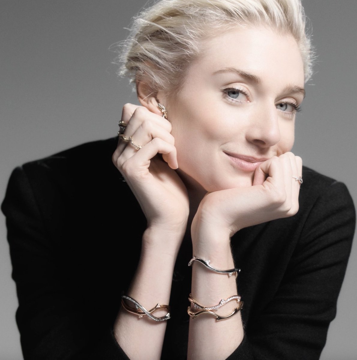 Rose code. Starring the essence of Dior's floral fantasy, La Rose Dior features #DiorJoaillerie ambassador Elizabeth Debicki in Victoire de Castellane's newest 'Bois de Rose' 'Rose Dior Bagatelle', and 'Rose Dior Couture' pieces. Tap on the card for more.