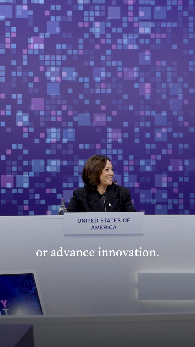 While in London last week, I reiterated our nation’s commitment to building a future where AI is used to advance the public interest. From government to civil society to the private sector, we must work together to ensure AI helps improve the lives and livelihoods of all people.