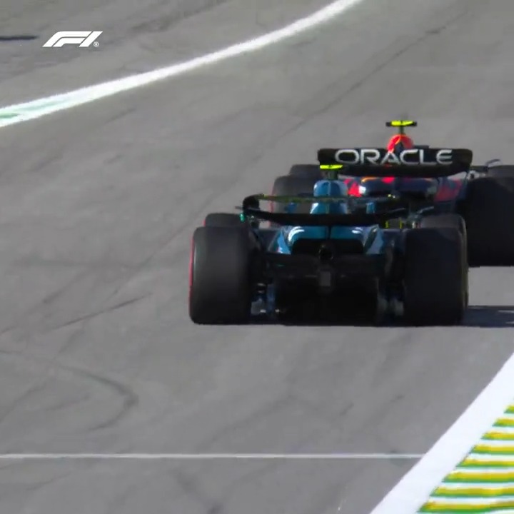 A simply extraordinary battle between Alonso and Perez ⚔️ Make sure you watch the full edit on our official YouTube channel 🍿 #F1 #BrazilGP