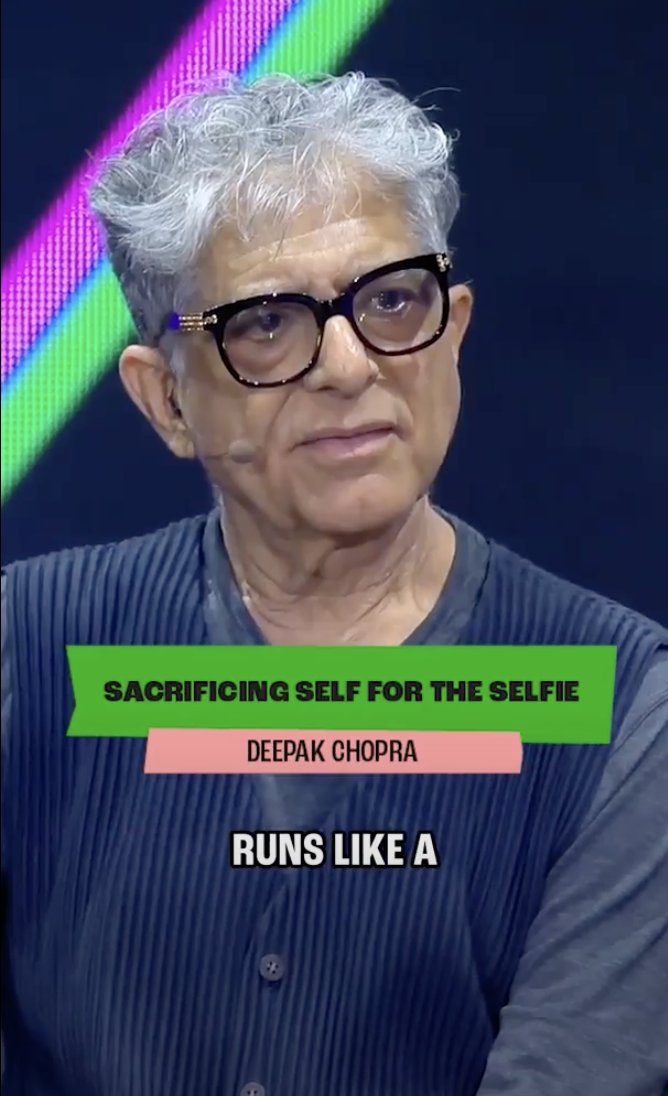 It’s time to STOP sacrificing the self for the selfie, and start to love the real you. In the workplace, at home, in your social life, all of it. Once you realize that your own view of yourself is truly what matters, life gets a lot happier. Deepak Chopra