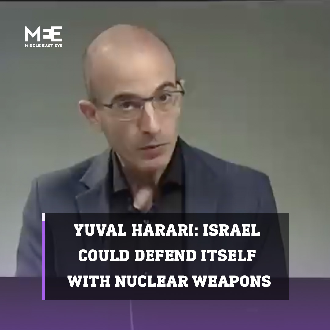 “Israel could defend itself with all the weapons it has, including nuclear capabilities.” Israeli author and political activist Yuval Noah Harari says Israel could use its nuclear weapons during a discussion on the war on Gaza in an interview on the Japanese TV channel Asahi.